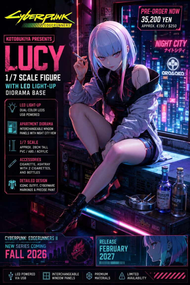 Kotobukiya Drops a Jaw-Dropping 1/7 Scale Lucy Figure—and Yes, It Has a Built-In Light-Up Feature! Kotobukiya Drops a Jaw-Dropping 1/7 Scale Lucy Figure—and Yes, It Has a Built-In Light-Up Feature!