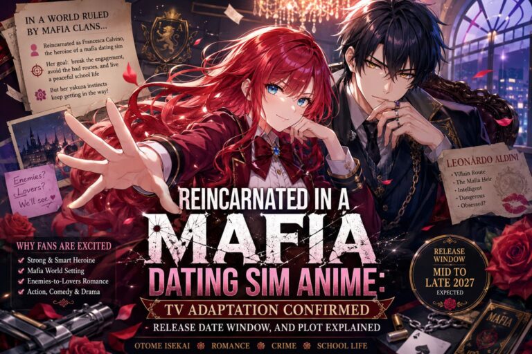 Reincarnated in a Mafia Dating Sim Anime: TV Adaptation Confirmed, Release Date Window, and Plot Explained